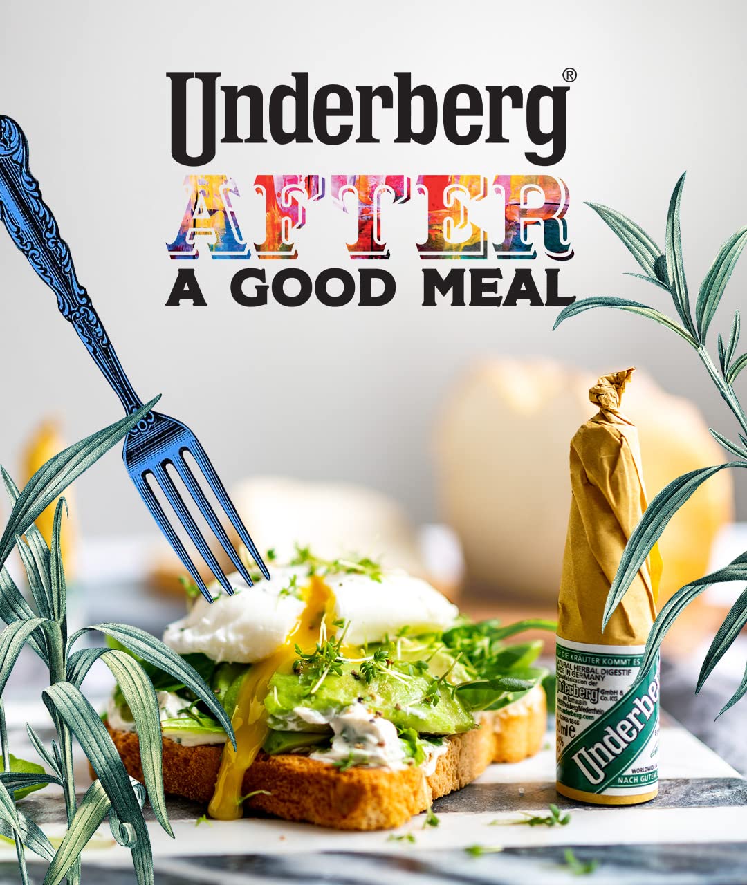 Underberg daily Supplement Tin with lifestyle background