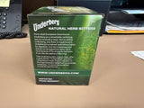 Underberg Herbal daily Bitters packaging showing 20 bottles