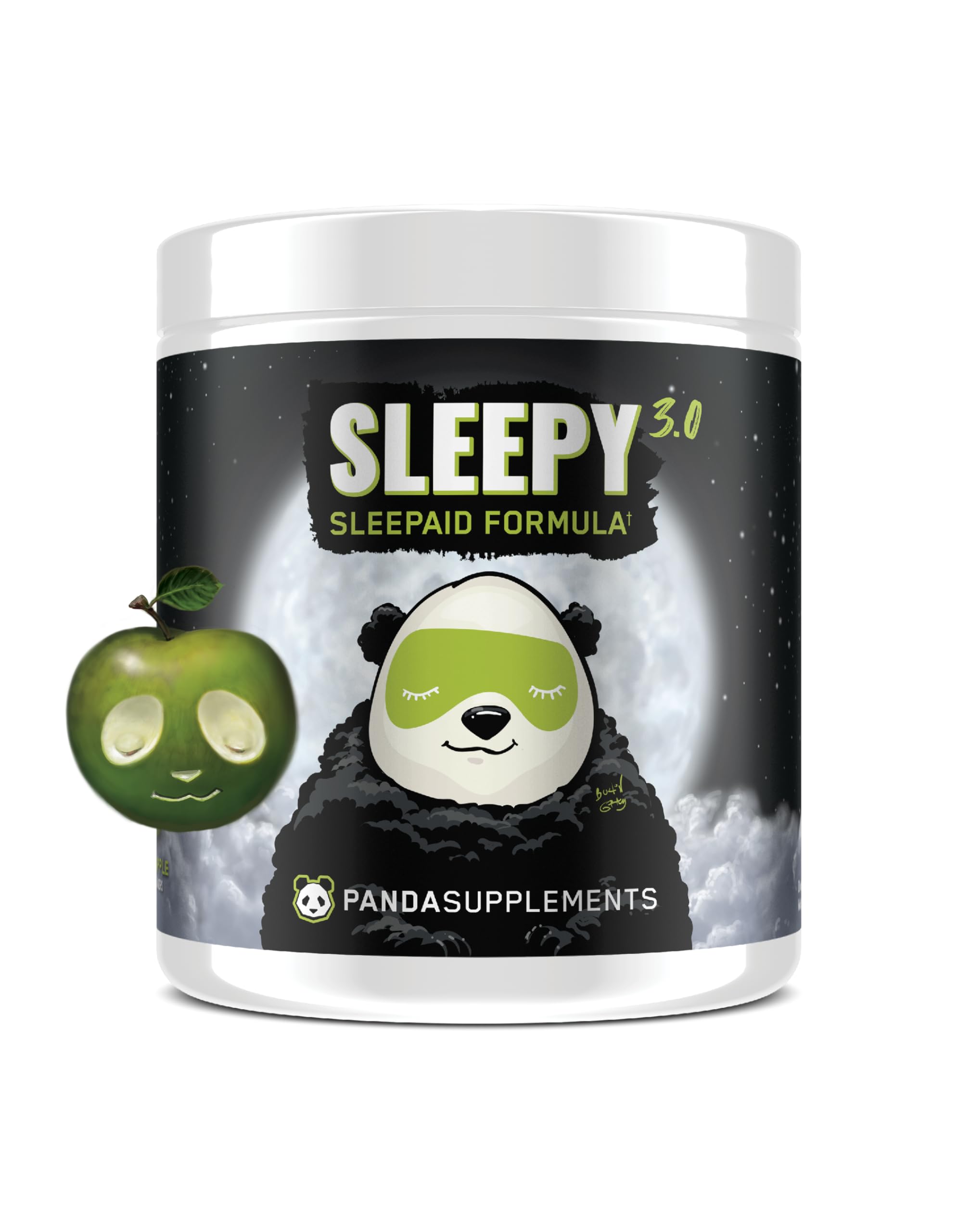 Underground Bio Labs Sleepy 3.0 Natural Sleep Aid Green Apple flavour front view