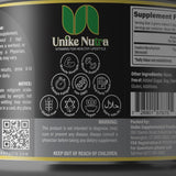 Unike Nutra Micronized Creatine Monohydrate Powder 500g nutritional information