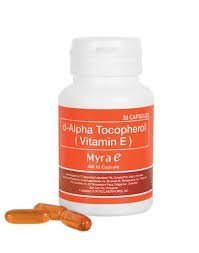 Unilab Myra 400-E Vitamin E Supplement capsule front view