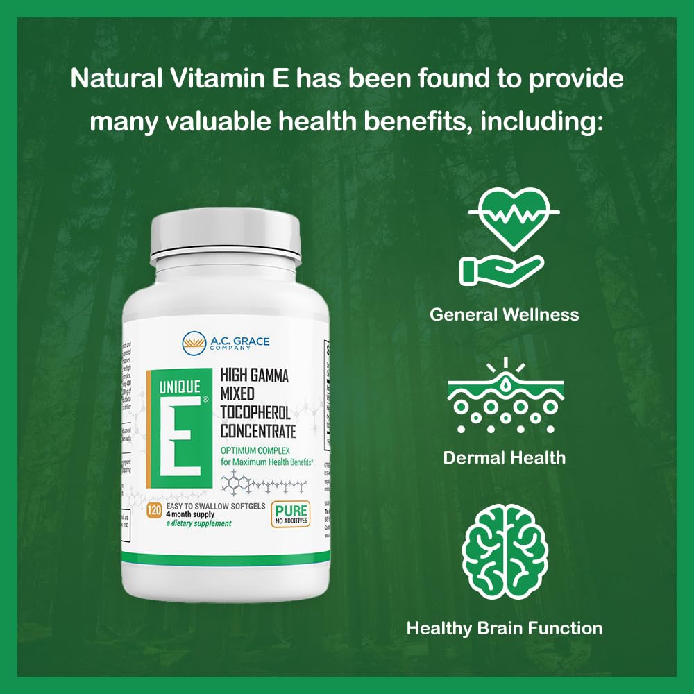 UNIQUE E Vitamin E Mixed Tocopherols ingredients list