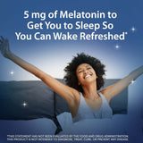 Unisom Simple Slumbers Melatonin Gummies bottle side view
