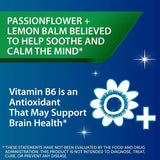 Unisom Simple Slumbers Melatonin Gummies with a glass of water