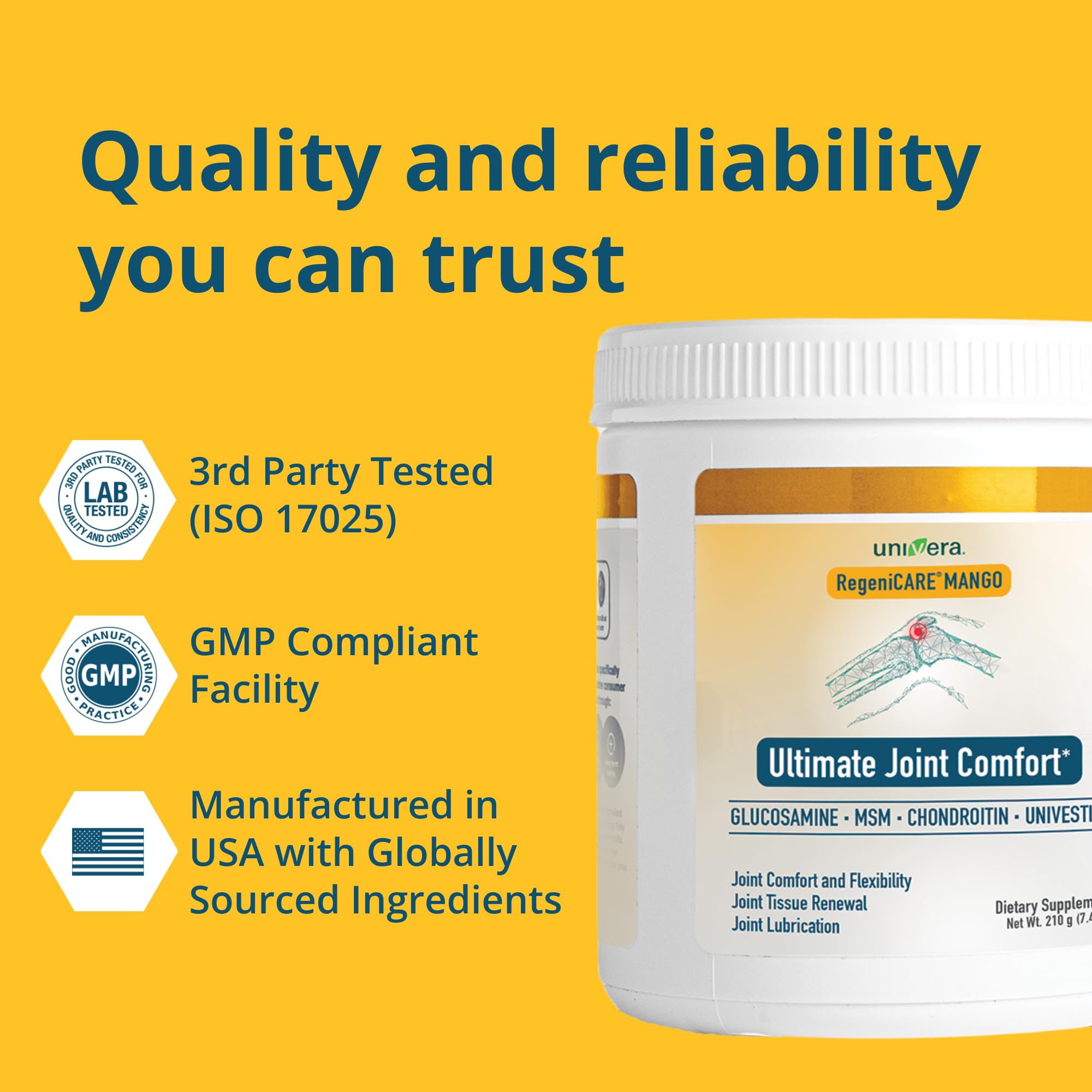 Univera Chondroitin Joint Support Supplement lifestyle shot