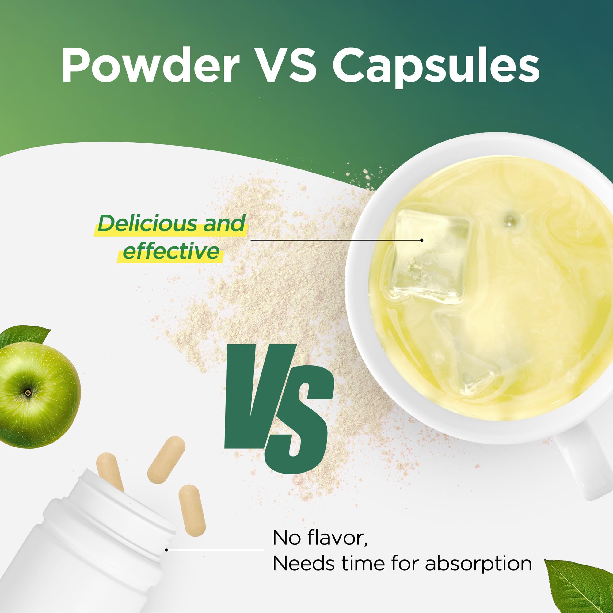 Univera Joint Support Drink Mix with fresh green apples