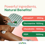 Univera Joint Support Powder stick pack opened