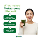 Univera MetaGreens powder texture close-up