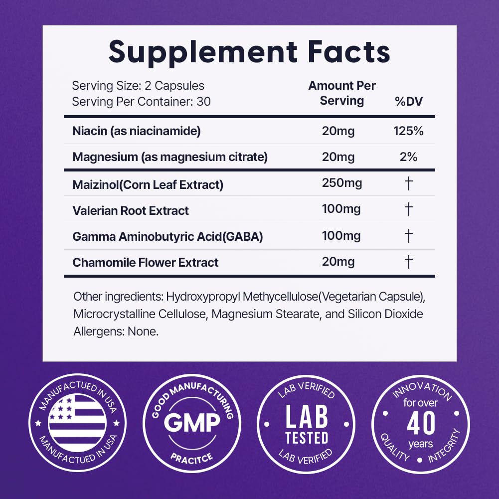 Univera Natural Dreams Melatonin-FREE Sleep Supplement capsule in hand