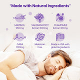 Univera Natural Dreams Melatonin-FREE Sleep Supplement ingredients list