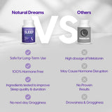 Univera Natural Dreams Melatonin-FREE Sleep Supplement on a wooden table