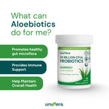 Univera Probiotics & Prebiotics capsules in a hand