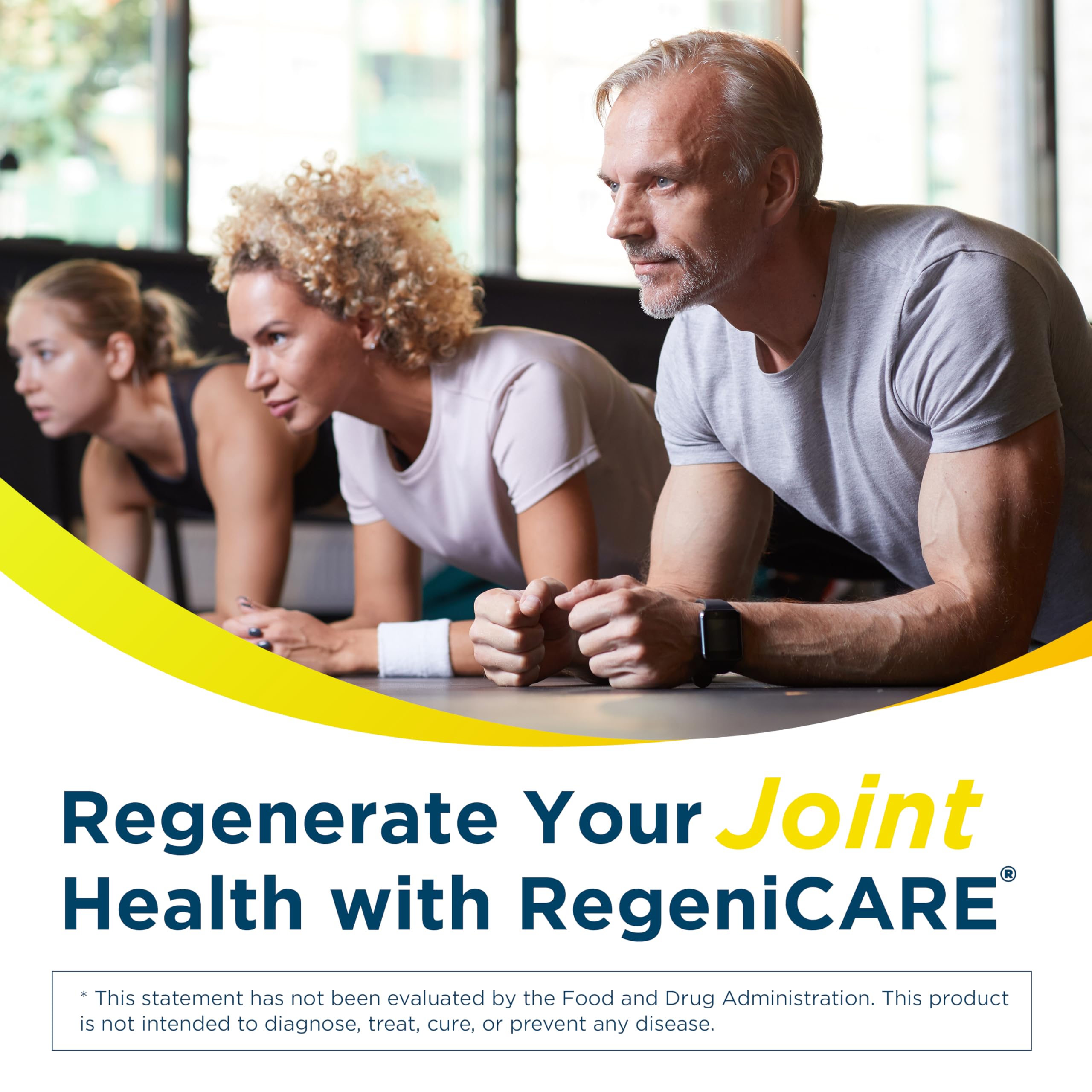 Univera RegeniCARE Joint Support Supplement Lemon Canister front view