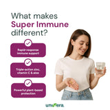 Univera Super daily wellness tablets on a wooden table