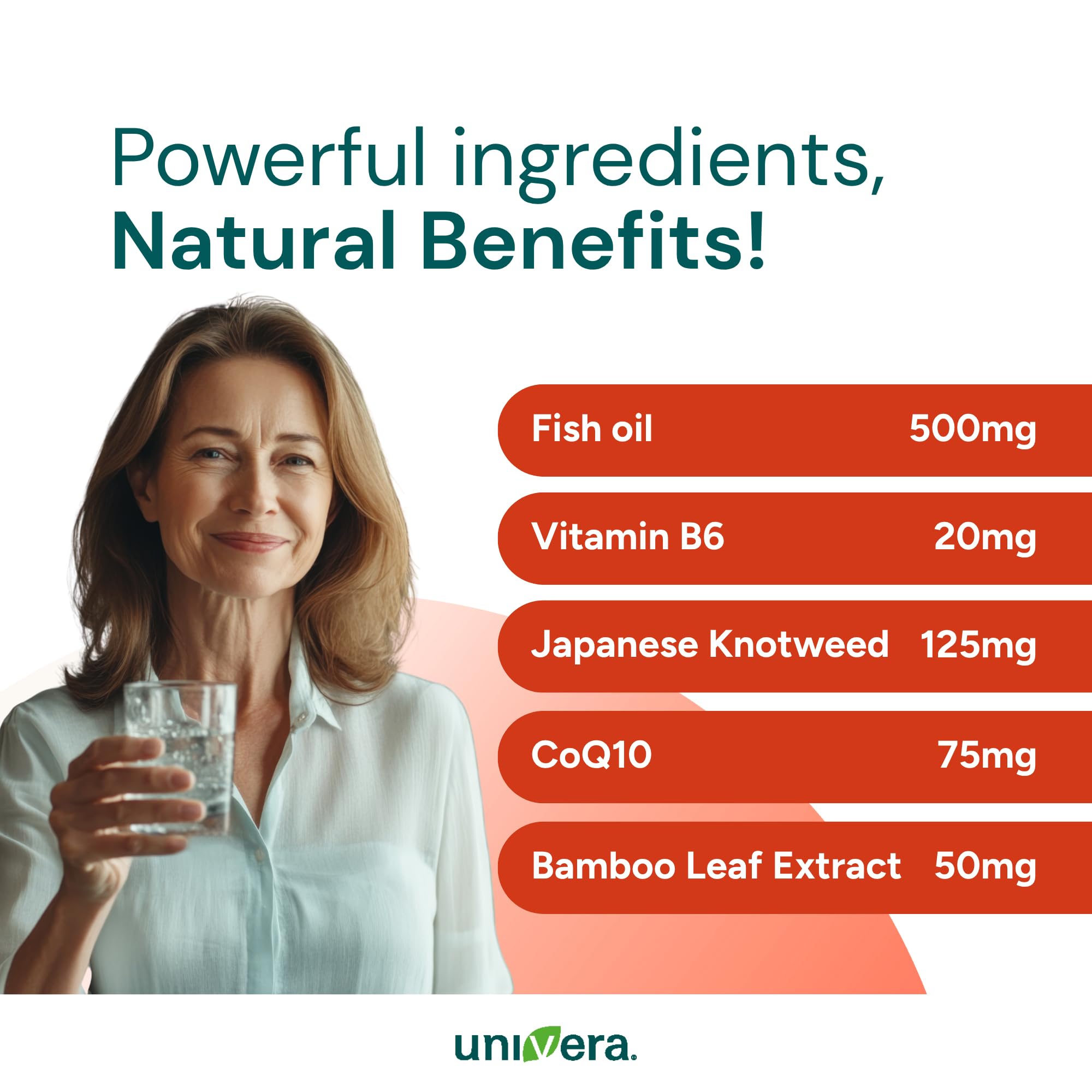 Univera UniBEX softgels displayed on a wooden table