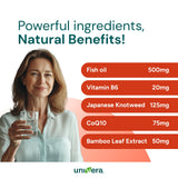 Univera UniBEX softgels displayed on a wooden table
