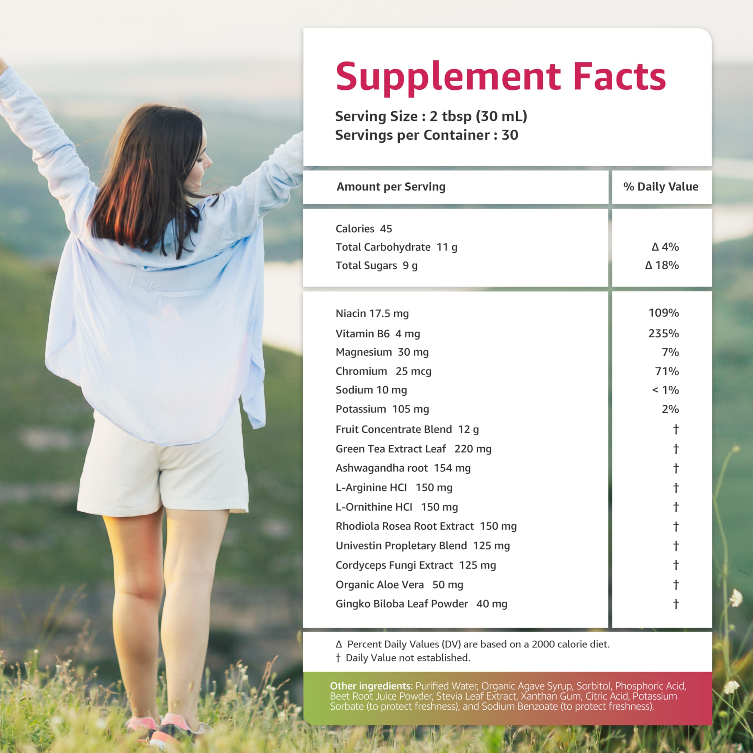 Univera Xperia Concentrate Multimineral Supplement ingredients list
