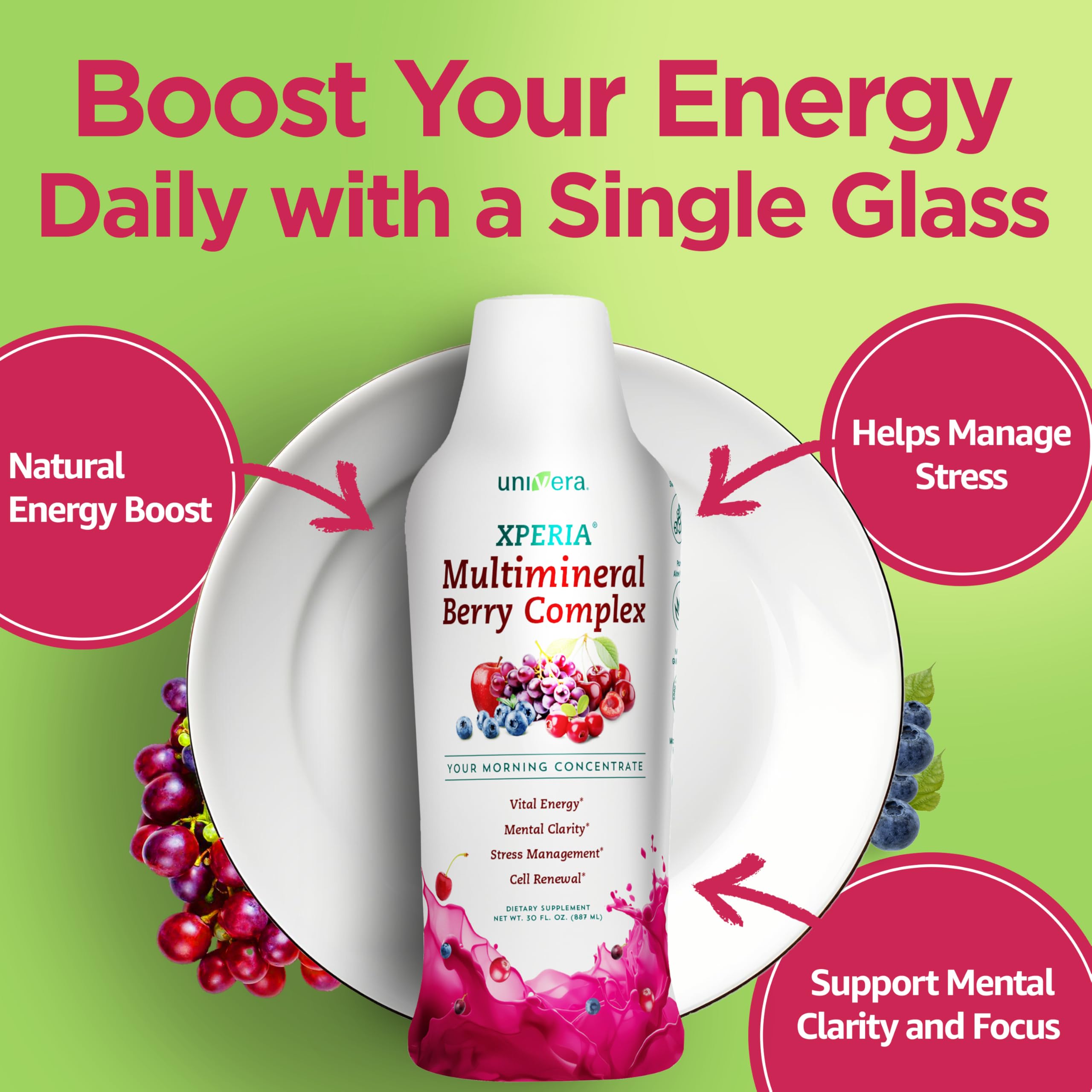 Univera Xperia Concentrate Multimineral Supplement packaging