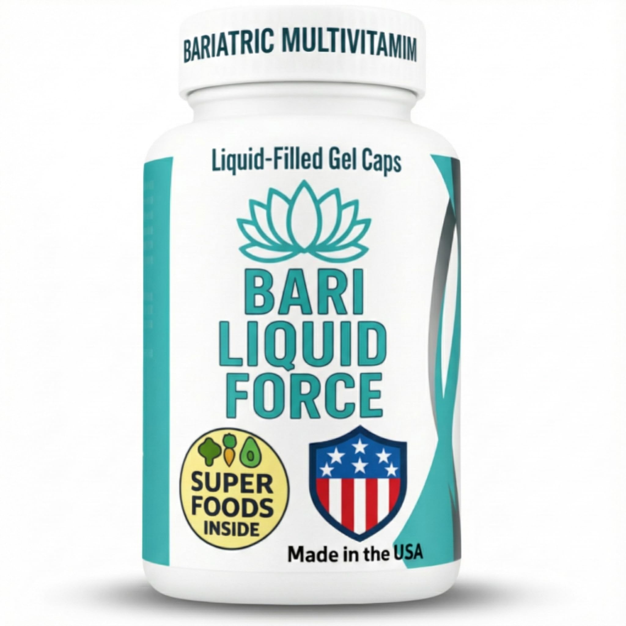 Universal Body Labs Bariatric Multivitamins softgel bottle front view