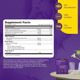 Universal U De-Stress & Deep Sleeping Supplement back view with nutritional info