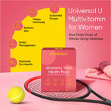 Universal U Women's Total Health Multivitamin Pack side view