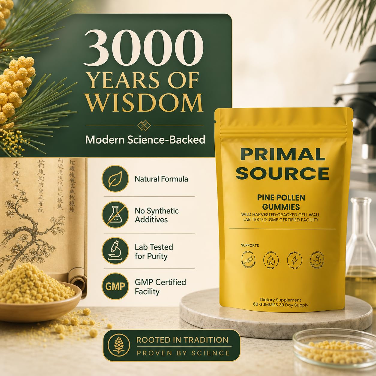 unmute Daily Nutritional Support Pectin Capsules packaging