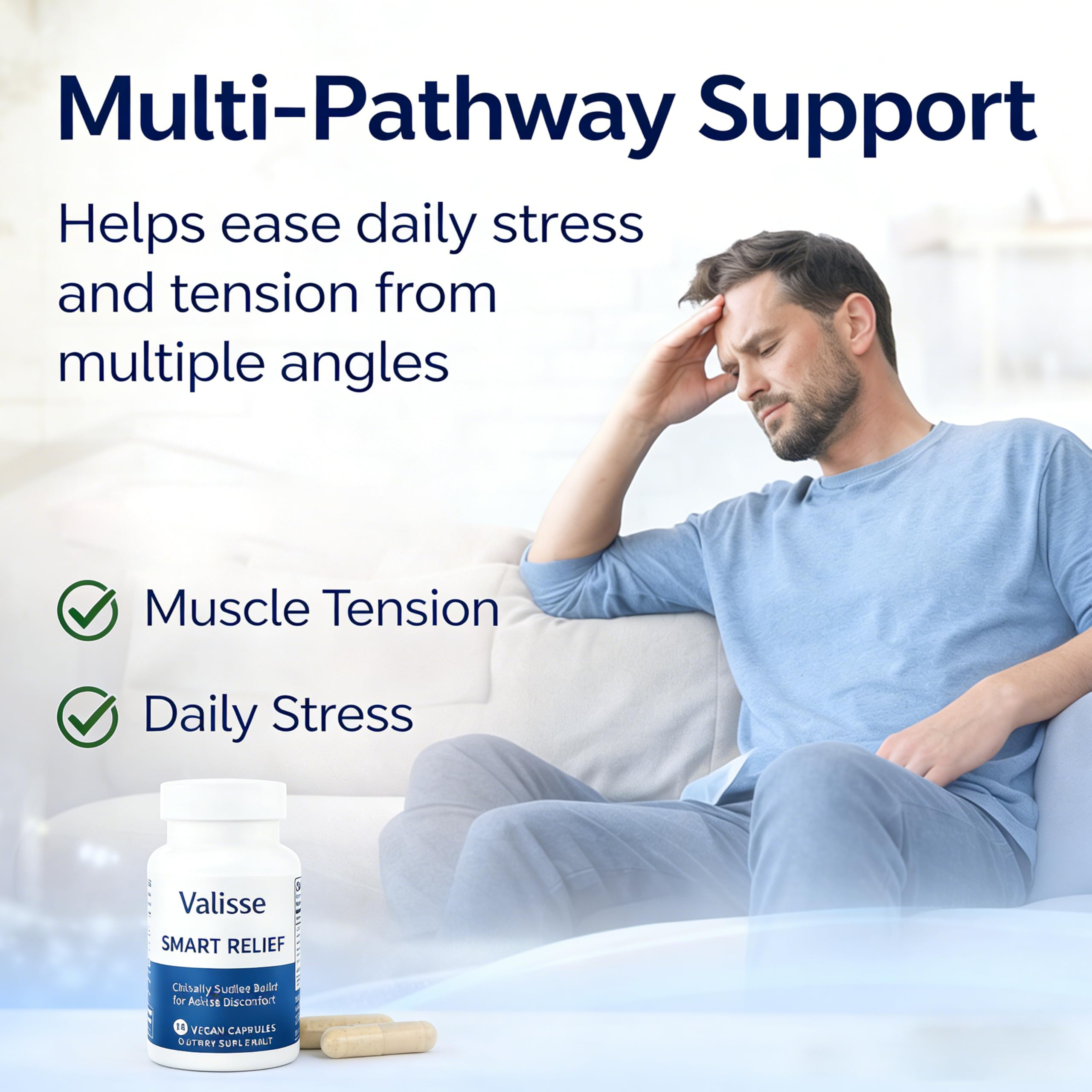 unmute Valisse Smart Relief 60 Capsules side view