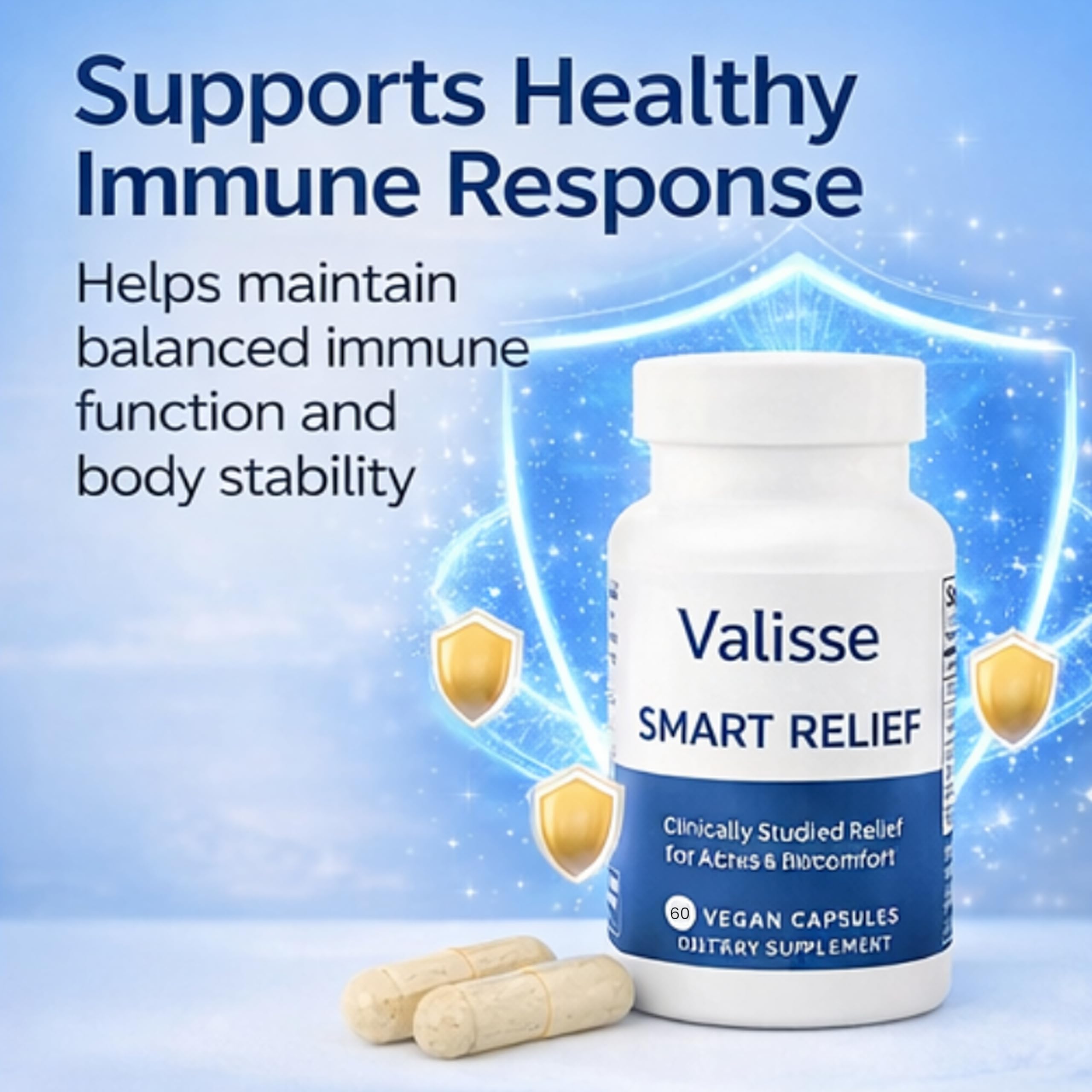 unmute Valisse Smart Relief bottle with packaging