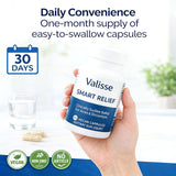 unmute Valisse Smart Relief capsules displayed with natural background