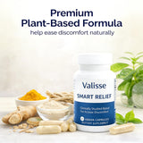 unmute Valisse Smart Relief capsules with measuring spoon