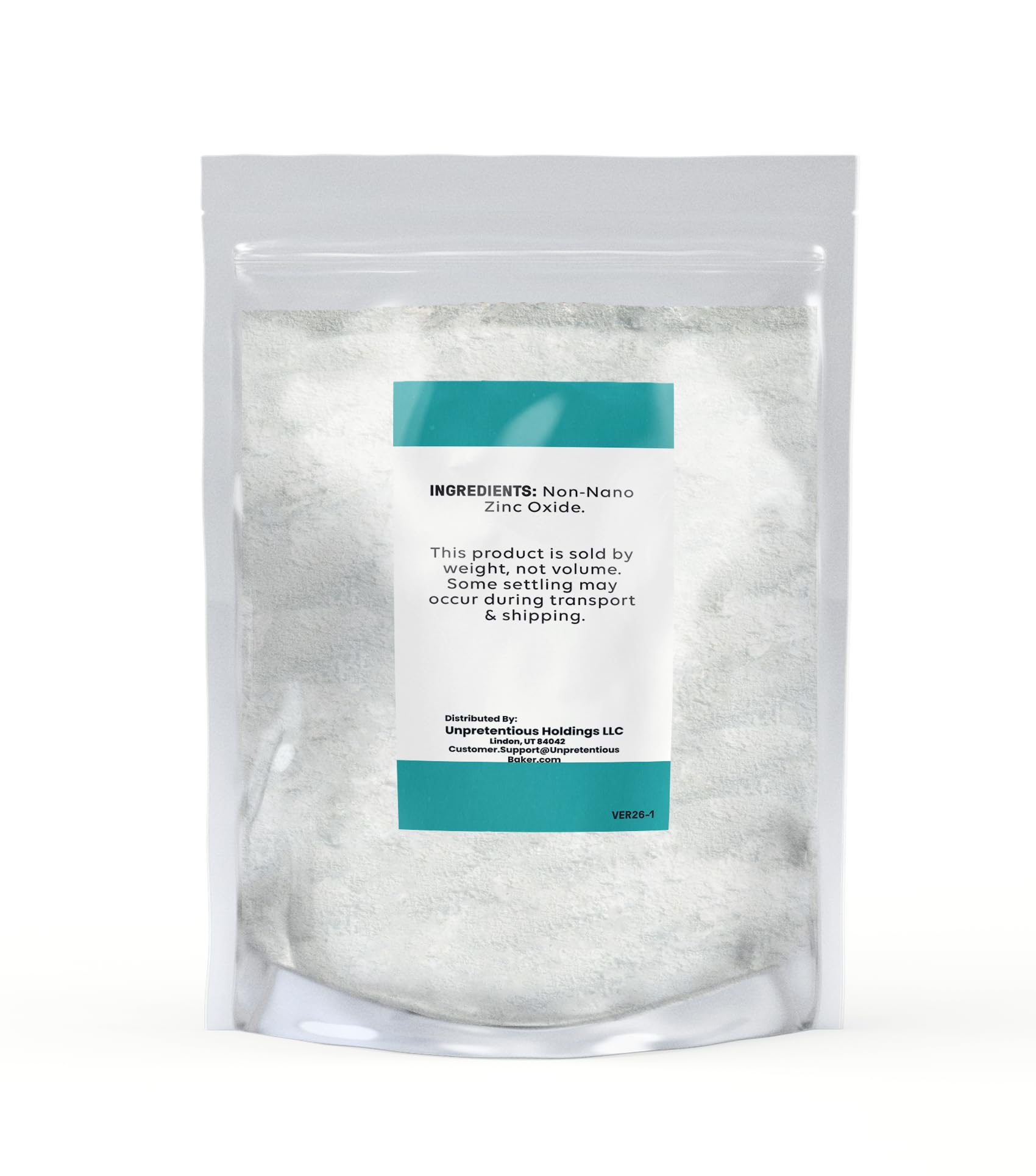 Unpretentious Zinc Supplement 454g side view