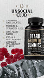 Unsocial Pomade Beard Growth Gummies lifestyle scene with a man