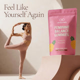 Up&Down Supplements Feminine Balance Gummies on a table