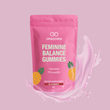 Up&Down Supplements Feminine Balance Gummies with a measuring spoon