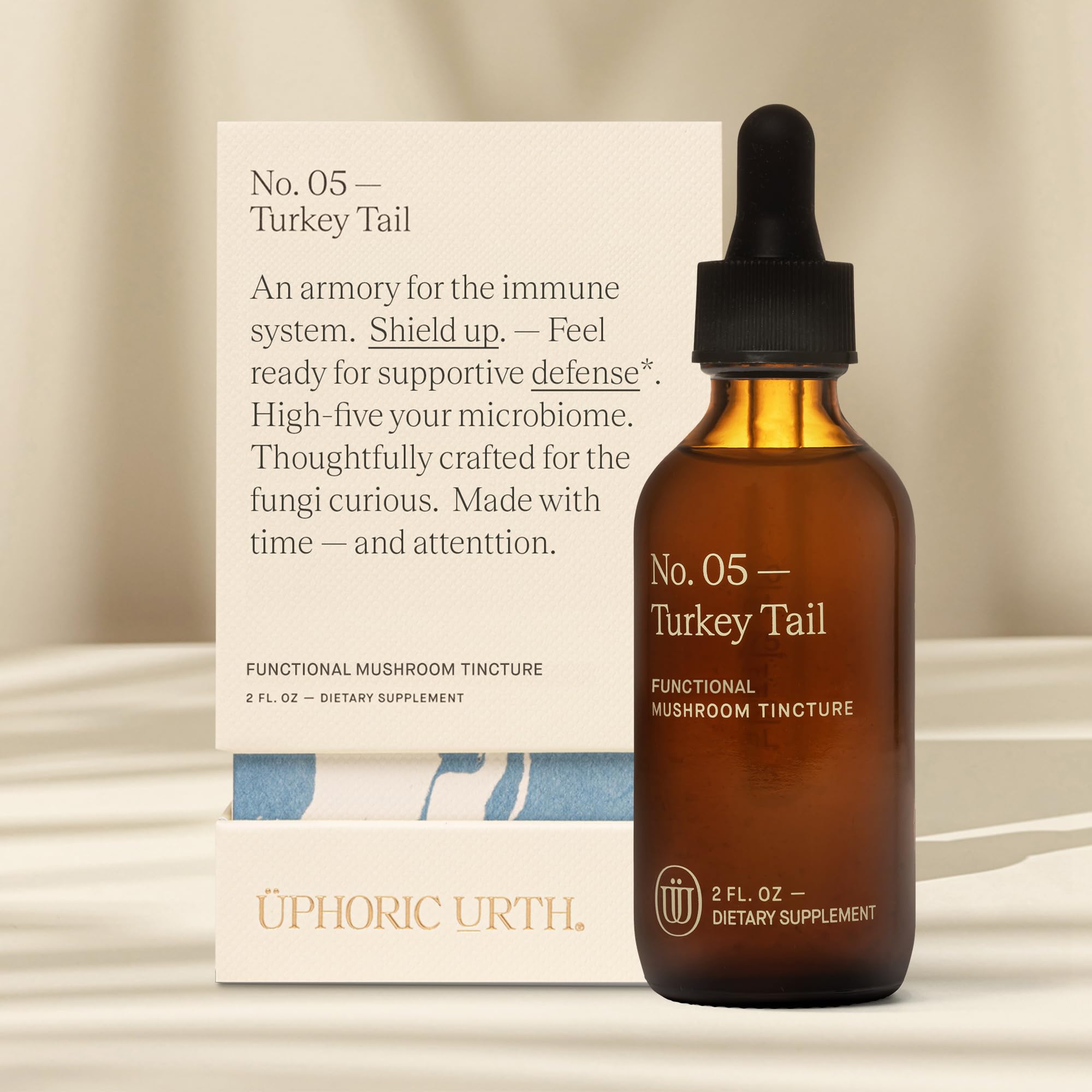 UPHORIC URTH Turkey Tail Mushroom Tincture back view
