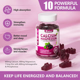 UPNEUTRI Calcium Magnesium Zinc Gummies on a wooden table