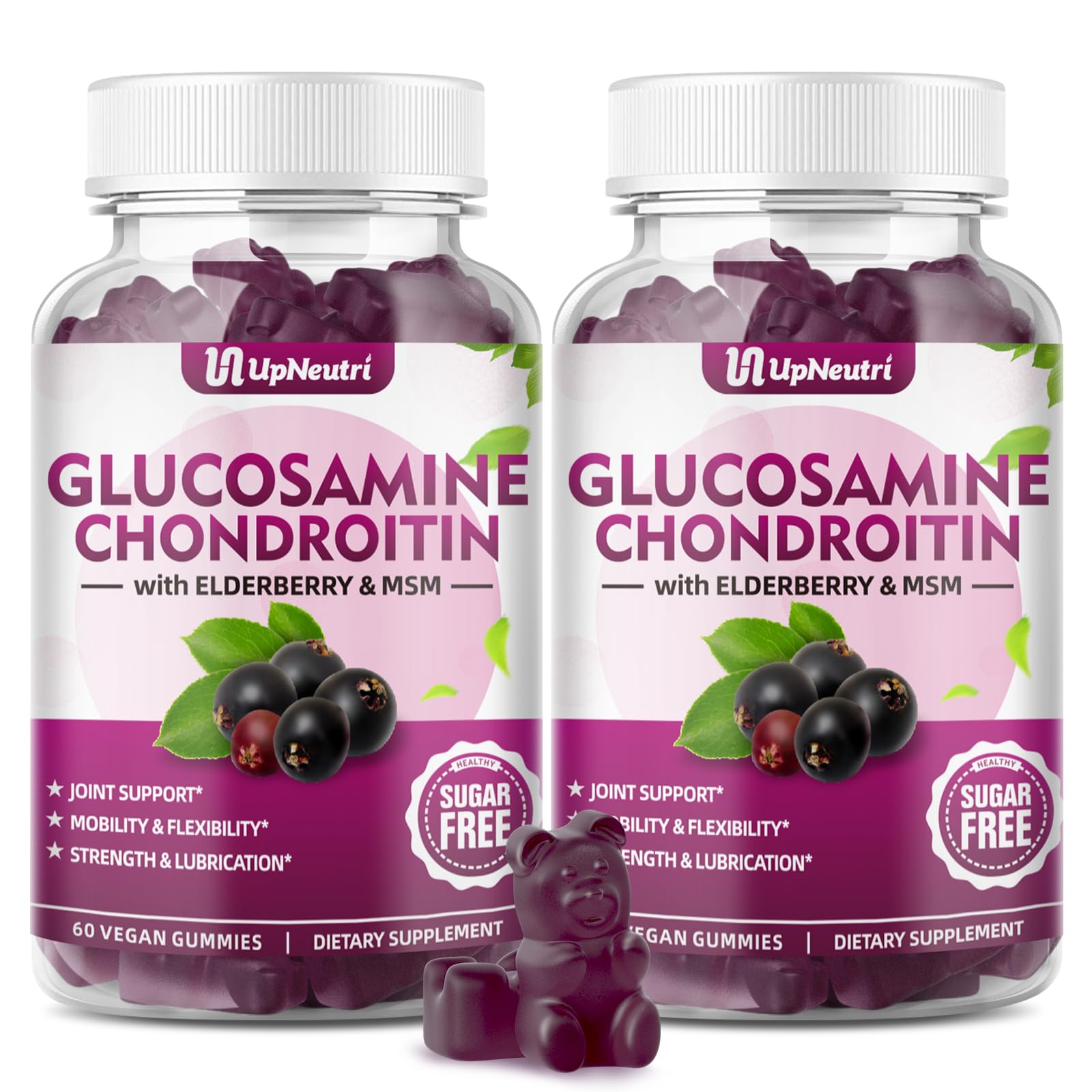 UPNEUTRI Glucosamine Chondroitin Gummies front view
