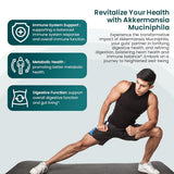 UpNourish Akkermansia Muciniphila Prebiotic Supplement capsule close-up