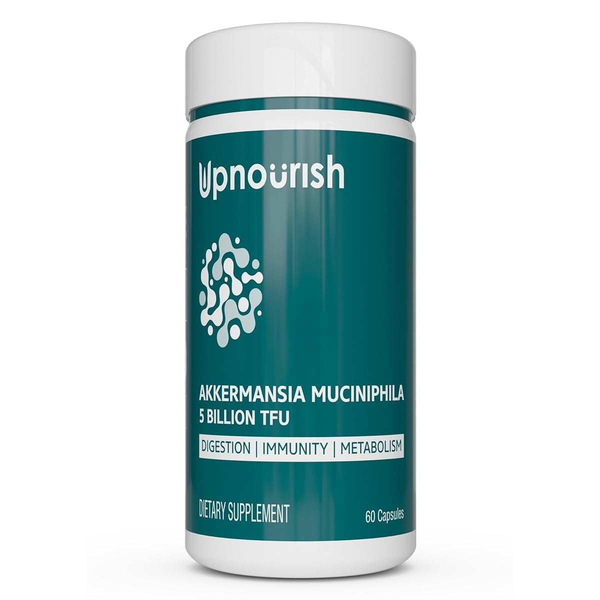 UpNourish Akkermansia Muciniphila Prebiotic Supplement front view