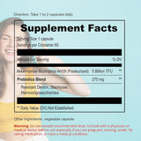 UpNourish Akkermansia Muciniphila Prebiotic Supplement ingredients list