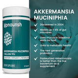 UpNourish Akkermansia Muciniphila Prebiotic Supplement side view