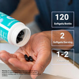 UpNourish AREDS 2 Plus Eye Vitamins displayed on a wooden table