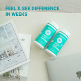 UpNourish AREDS 2 Plus Eye Vitamins with a lemon for visual context