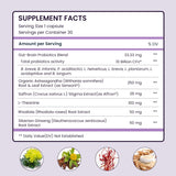 UpNourish Ashwagandha Supplement 60g nutritional information