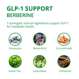 UpNourish Berberine 1000mg capsules nutritional information