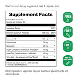 UpNourish Berberine 1000mg capsules side view
