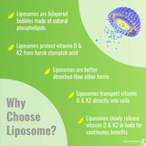 UpNourish Liposomal D3 K2 MK-7 supplement packaging