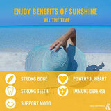 UpNourish Liposomal Vitamin D3 5000 IU softgels side view