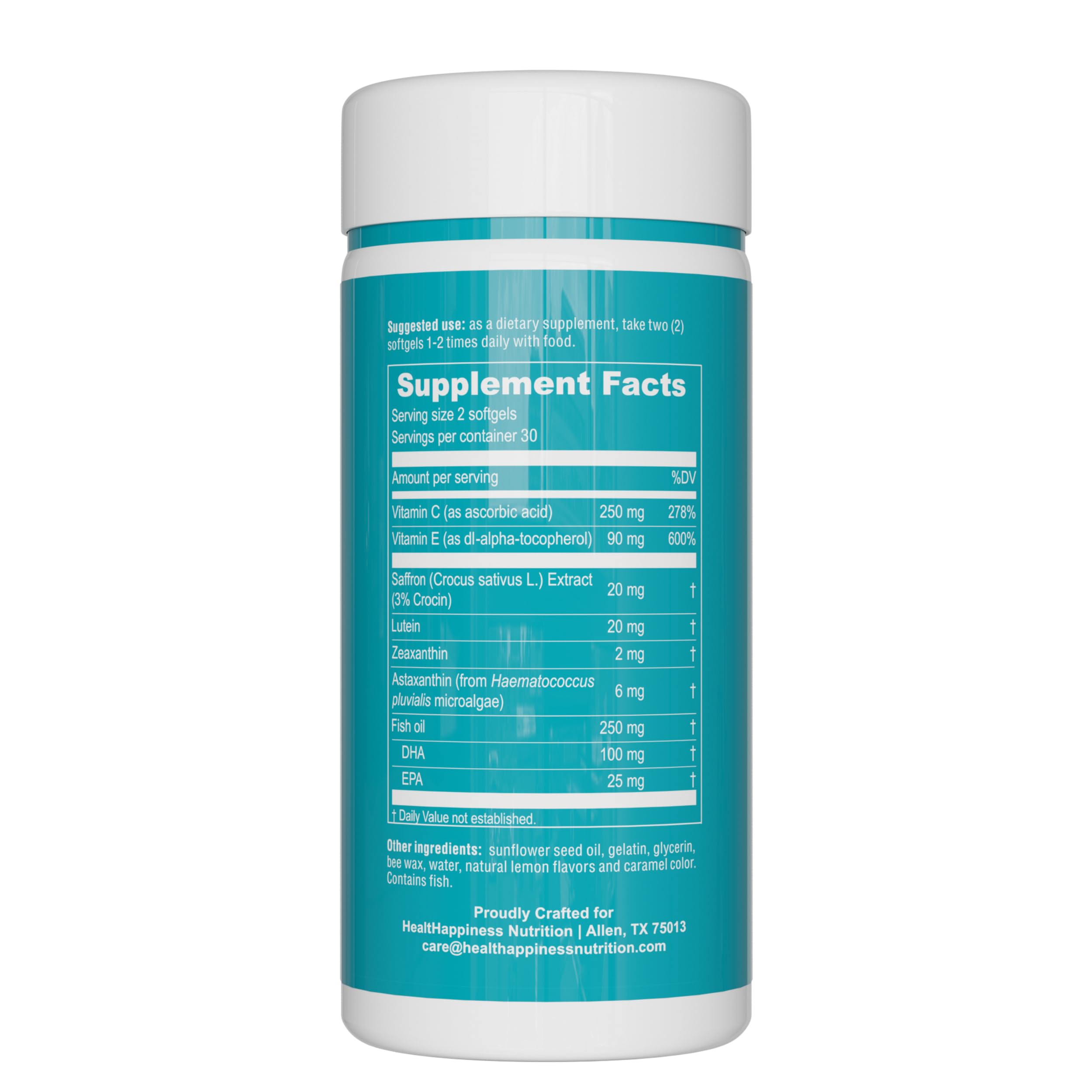 UpNourish Lutein Eye Support Supplement 100g lifestyle scene