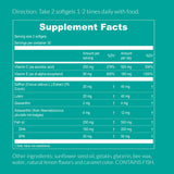 UpNourish Lutein Eye Support Supplement 100g on a table